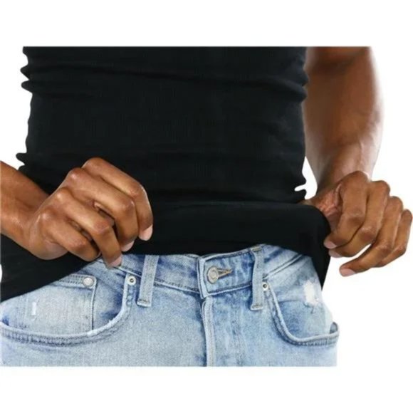 Men’s Workout A-Shirt Long Muscle Shirt Tank Top Sizes S -5X - Picture 7 of 8